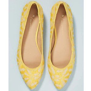 Anthropologie Lovely in Lace Ballet Flats